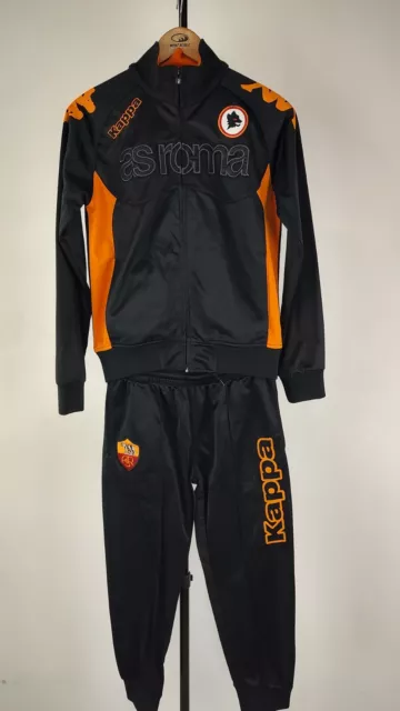 KAPPA JUNIOR ROMA TUTA COMPLETA CALCIO UOMO Tg 2XL TRACKSUIT SPORT VINTAGE