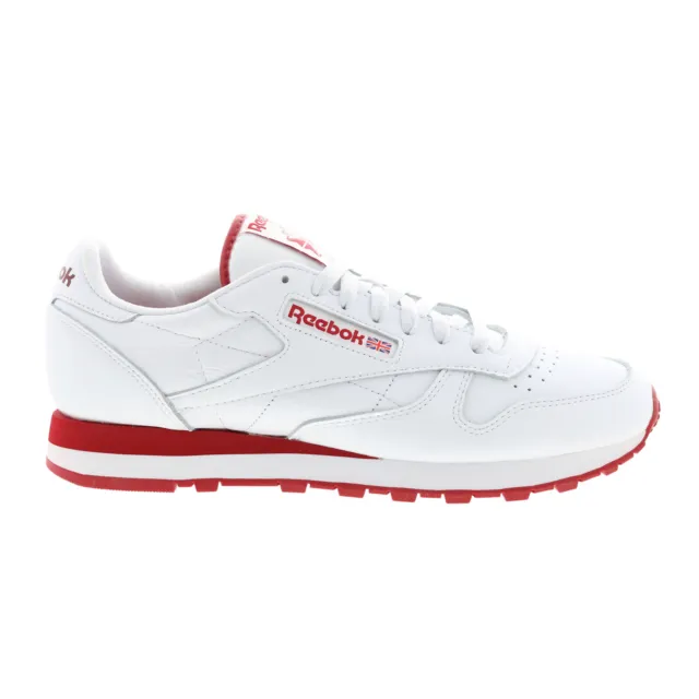 Reebok Classic Leather GW3329 Mens White Leather Lifestyle Sneakers Shoes