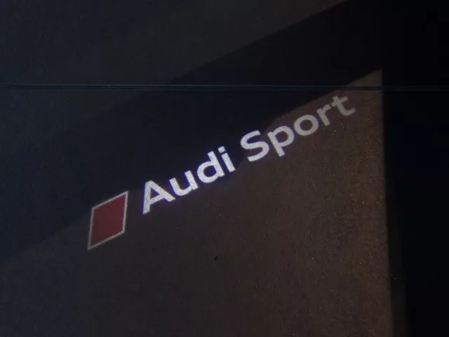 Original Audi Sport LED Courtesy Lights Door Logo Projector for