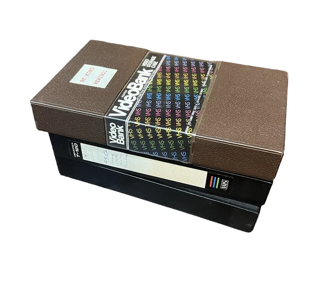 LOT OF 3 VHS Rental Store Clamshell Case Video Tape Movie Vintage Retro