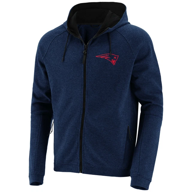 NFL Hoody New England Patriots Giacca Mono Grafico con Cappuccio Felpa Pullover