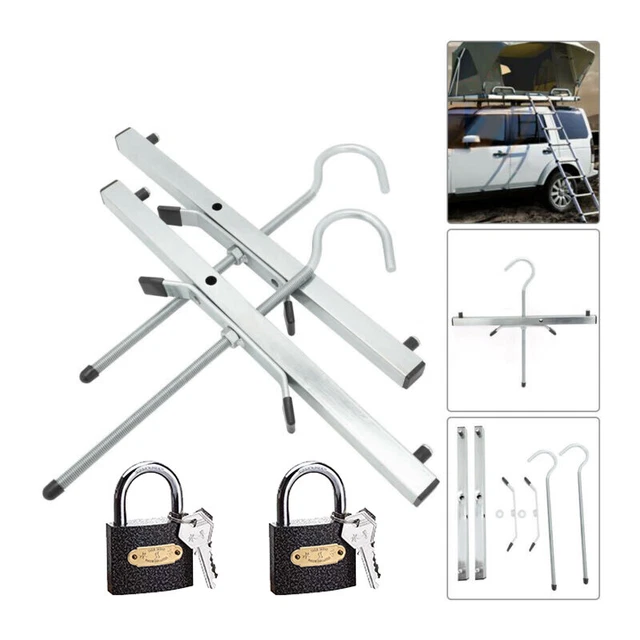 NEILSEN LADDER ROOF Rack Clamp Adjustable Clamps Lockable Free Locks