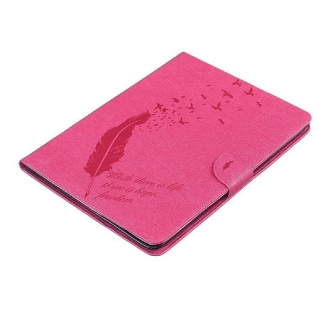 Fashion Feather Embossed Stand Magnetic Smart Tablet Case Cover For Apple iPad