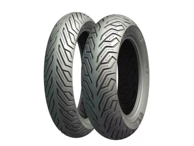 Coppia Gomme Michelin City Grip 2 120 70 15 56S 140 70 14 68S M+S M/C Pneumatici