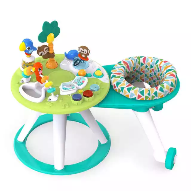 Bright Starts Centre et table d'activité 2en1 Around We Go Tropic Cool 2