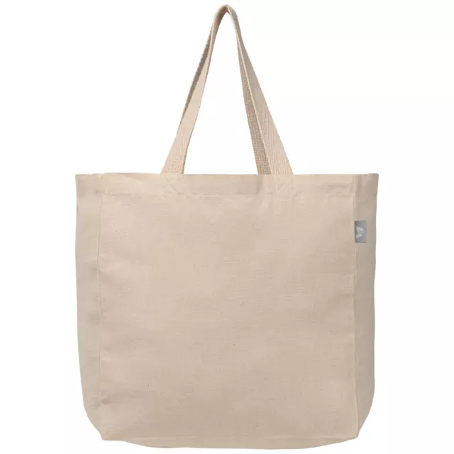 Promotional Toronto 8 oz. Recycled Cotton Shopper Tote Bag Printed Swag 100 Bags 2