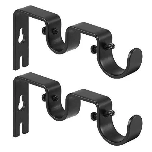 Heavy Duty Curtain Rod Brackets Double Rod Holders