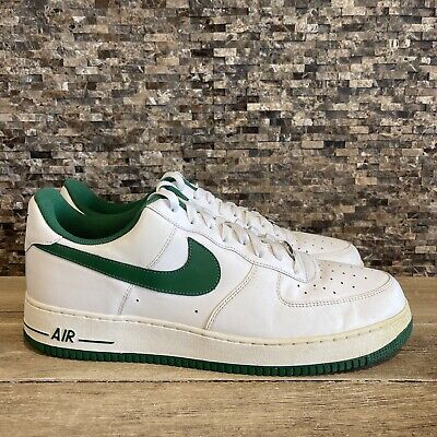 Nike Air Force 1 Leather Pine Green ‘09 Sneakers 315122-134 Men’s Size 14 Rare