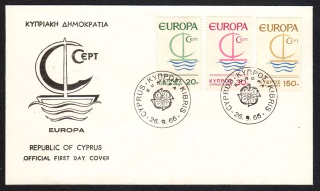 CIPRO 1966 FDC Europa CEPT
