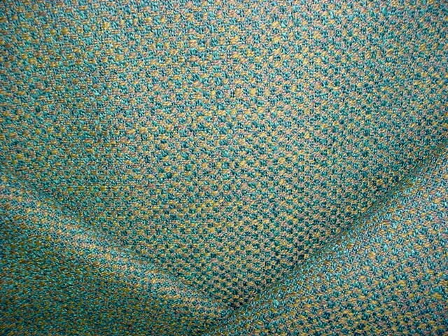9-1/4Y Kravet Lee Jofa Ultramarine Citron Textured Plainweave Upholstery Fabric