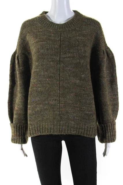 Something Navy Womens Donegal Crew Neck Sweater Crew Neck Sweaters Army Size XXL