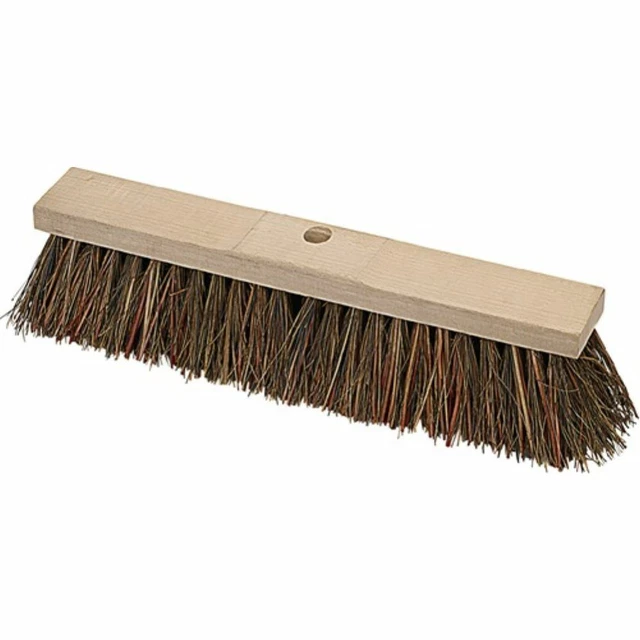 NÖLLE PINSEL Balais de Rue Piassava L.500mm M.Traquer Trou Siège en Bois