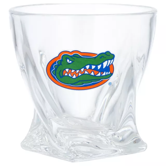 Florida Gators 11oz. Logo Curved Rocks Glass