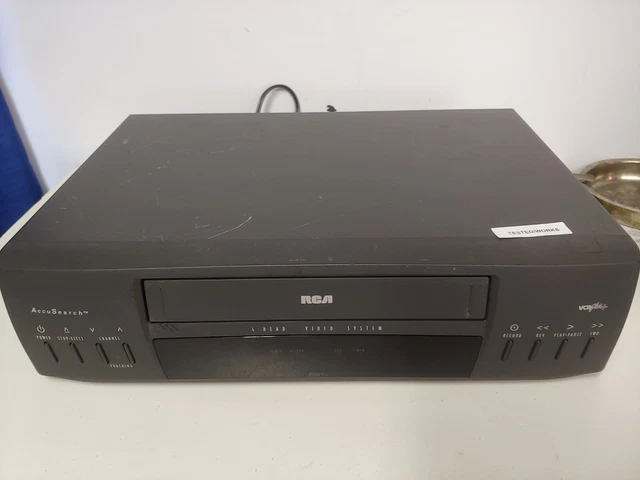 RCA VCR VR525 VHS Player 4 Head Hi-Fi Video Cassette Recorder Tested No ...