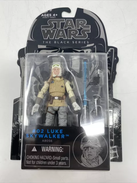 WAMPA ATTACK HOTH LUKE SKYWALKER #02 2014 Star Wars Black Series 3.75 Inch NEW!!