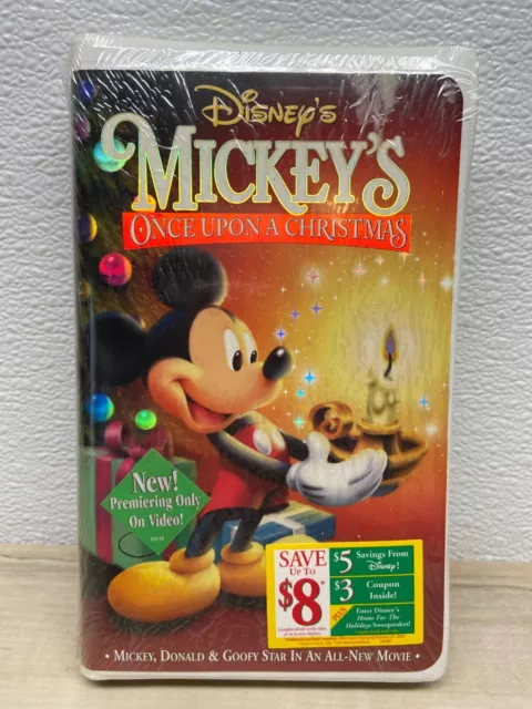 VHS CHRISTMAS DISNEY'S Mickey's Once Upon A Christmas~The Spirit of ...