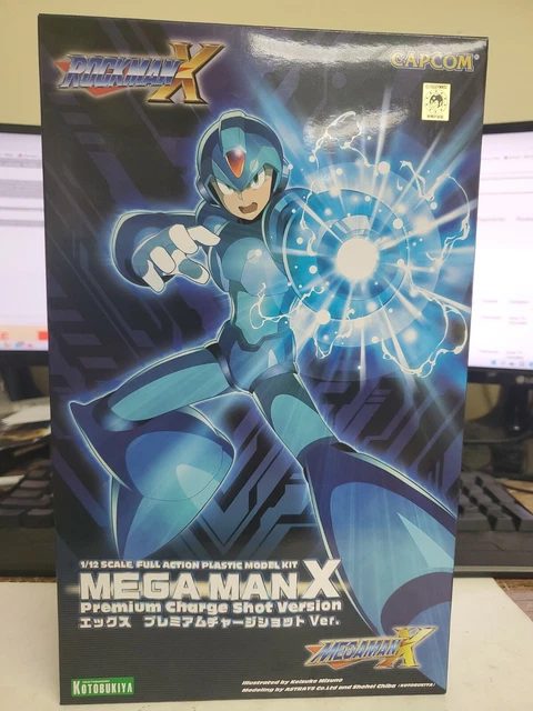 Mega Man X Premium Charge Shot Ver. 1:12 Scale Model Kit by Kotobukiya. NIB. 9d
