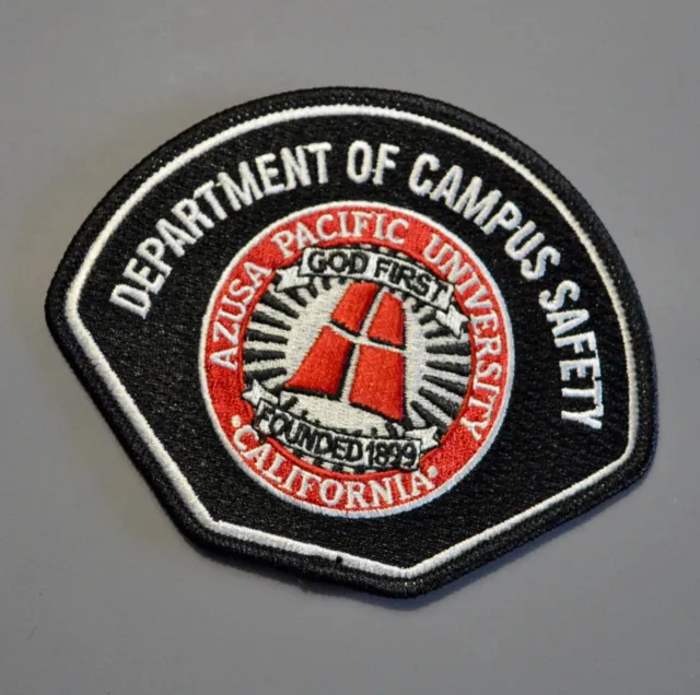 Azusa Pacific University Dept. of Campus Safety Patch ++ Mint Los Angeles County