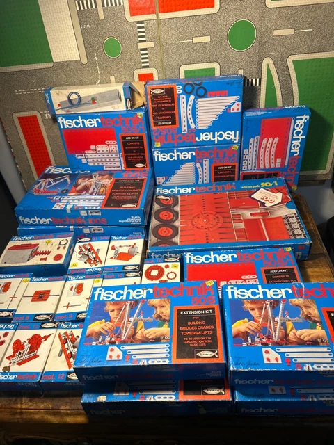 Une boite de Fischer technik 400 (jeu vintage années 70