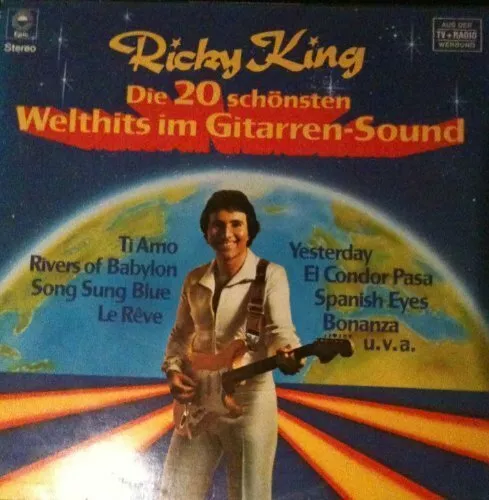 Ricky King [LP] Die 20 schönsten Welthits im Gitarren-Sound (1978)