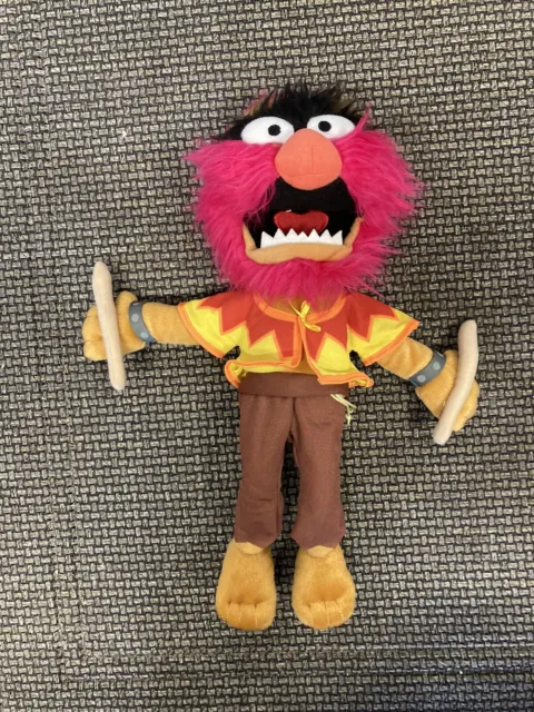 Disney Parks Muppets Animal Drummer Jim Henson 16" Stuffed Doll Soft Toy Plush