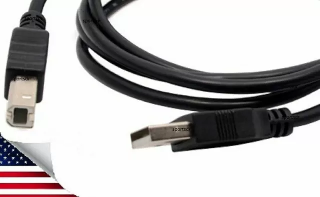 LONG USB Cable Cord Plug for Numark Mixtrack Platinum Turntable Controller Mixer