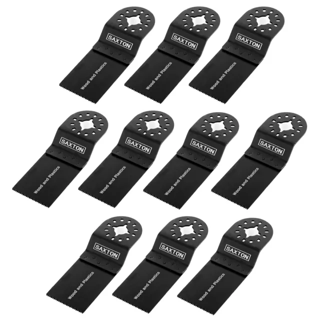 10 x 35mm Saxton Blades for Fein Multimaster Bosch Makita Oscillating Multitool