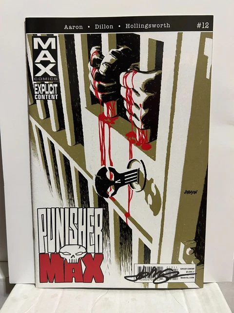Punisher Max 12 | SIGNED BY DAVE JOHNSON | Marvel Comics