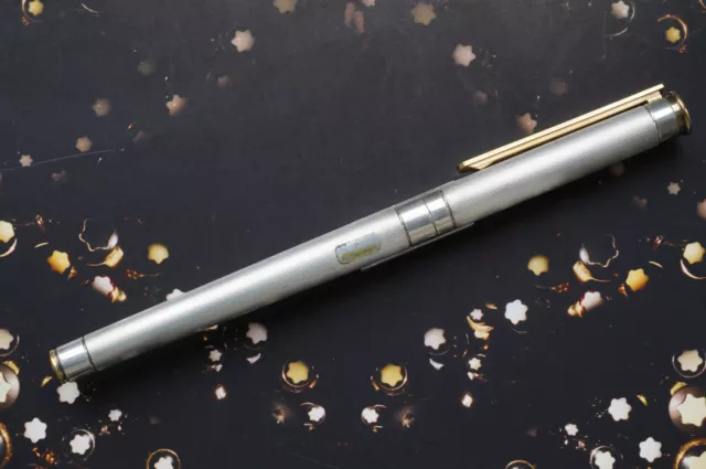 MONTBLANC NOBLESSE Fountain pen - Second generation silver - Nice 18K  "F" Nib