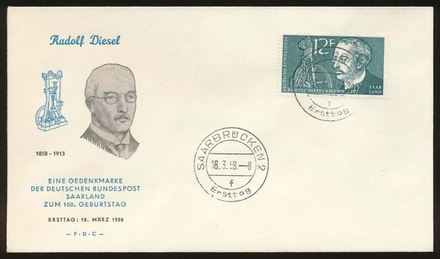 Saarland Nr. 432 auf Ersttagsbrief / FDC  #124316