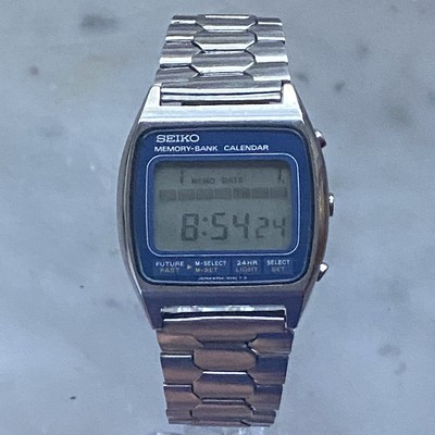 seiko memory bank calendar