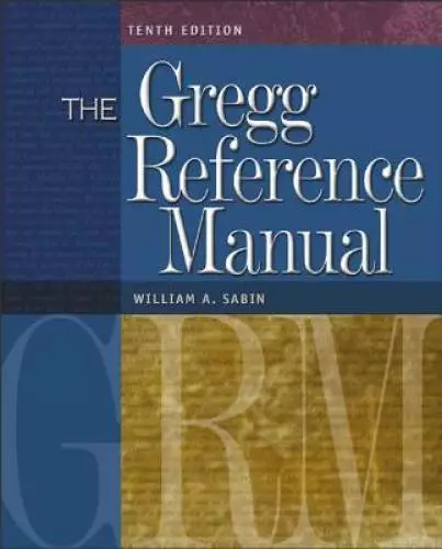 The Gregg Reference Manual - Spiral-bound By Sabin, William - GOOD