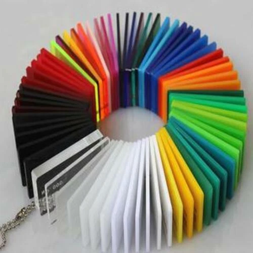 COLOURED PERSPEX ACRYLIC Sheet Colour Plastic Panel Material A6 A5 A4 ...
