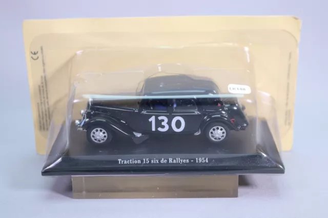 LK148 NOREV UH Atlas 1/43 Citroen Traction 15 six rallyes 130 Saga Tractions 55