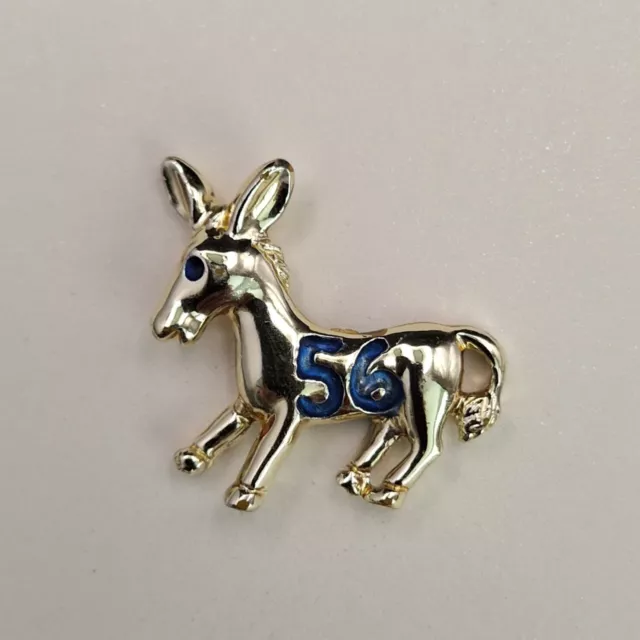 1956 Democratic National Convention Pin Donkey Gold Tone Rare Vintage History