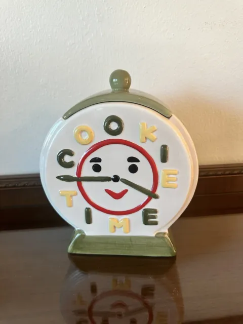 Vintage Cookie Time Smiling Clock Face Cookie - Depop