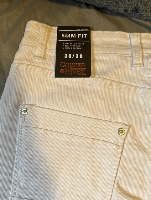 Copper Rivet Jeans Mens 30x30 brand new with tags