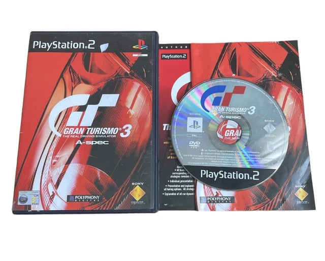 Gran Turismo 3 A-Spec - PS2 Playstation 2 - Complete With Manual - Free Postage!