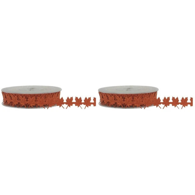 2 Rollen von 15 Yard Weihnachten Band Kreative Hängende Seil Dekor Garland 2