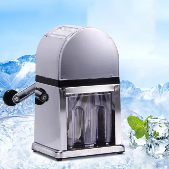 Home Manual Ice Crusher Multi-function Hand Shaved Ice Machine Ice Chopper