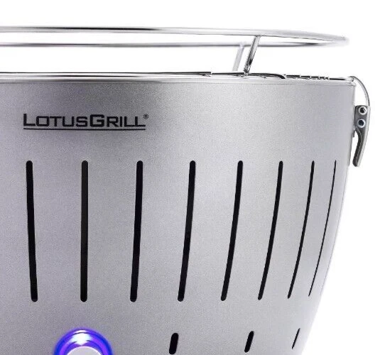 LotusGrill Tischgrill metallicsilber Classic