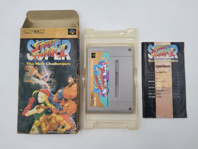 Street Fighter 2 II Sur Super Famicom (SFC) – Version Japonaise NEUVE Sous Blister