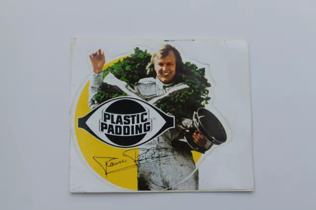 Ronnie Peterson Formula One 1974 Rare Sticker Mint Condition and Unused