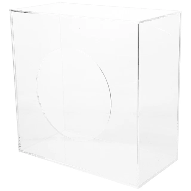 Caja elevadora de pasteles transparente recargable cilindro estuche de exhibición de acrílico para pastel hágalo usted mismo pastel