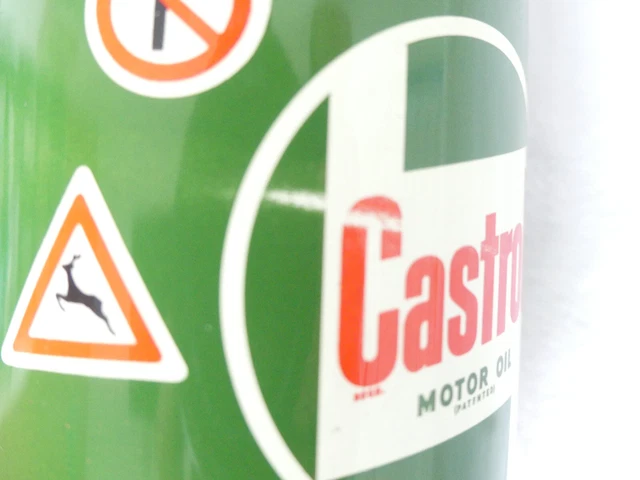 Castrol  Spardose Öldose Oel Benzin Öl Tankstelle Blech  Original Tank D 7