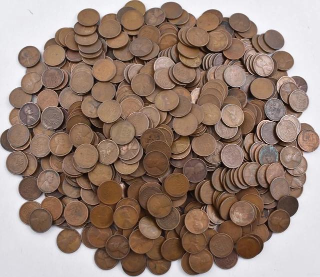 Roll of 50 1927-S Lincoln Wheat Cent - Huge Hoard Collection Lot *0352