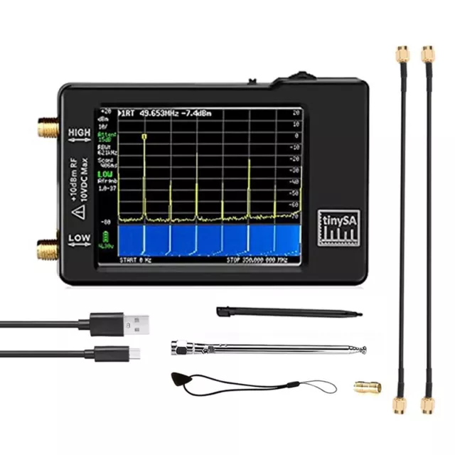 Analyseur de Spectre à éCran Tactile 2,8 Pouces pour EntréE 0,1MHZ-350MHZ e5987