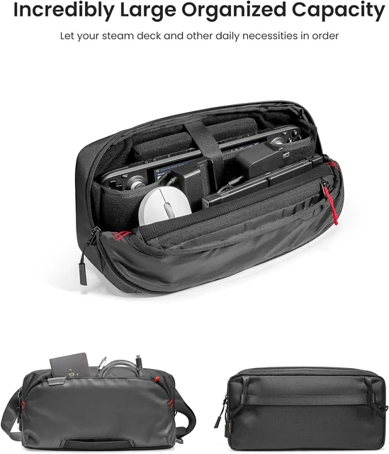 TOMTOC CARRYING CASE for ROG Ally/Steam Deck Console + Accessories, Bag