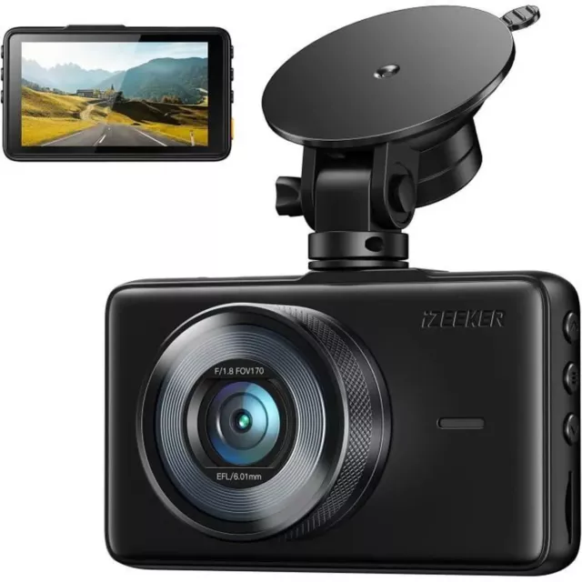 Caméra Voiture Embarquée 2023 - Nouvelle Version avec Vision Nocturne Full HD