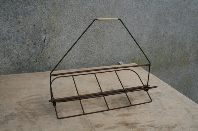 ANCIEN CASIER PORTE Bouteilles - 6 cases - Marque Caddie /Vintage